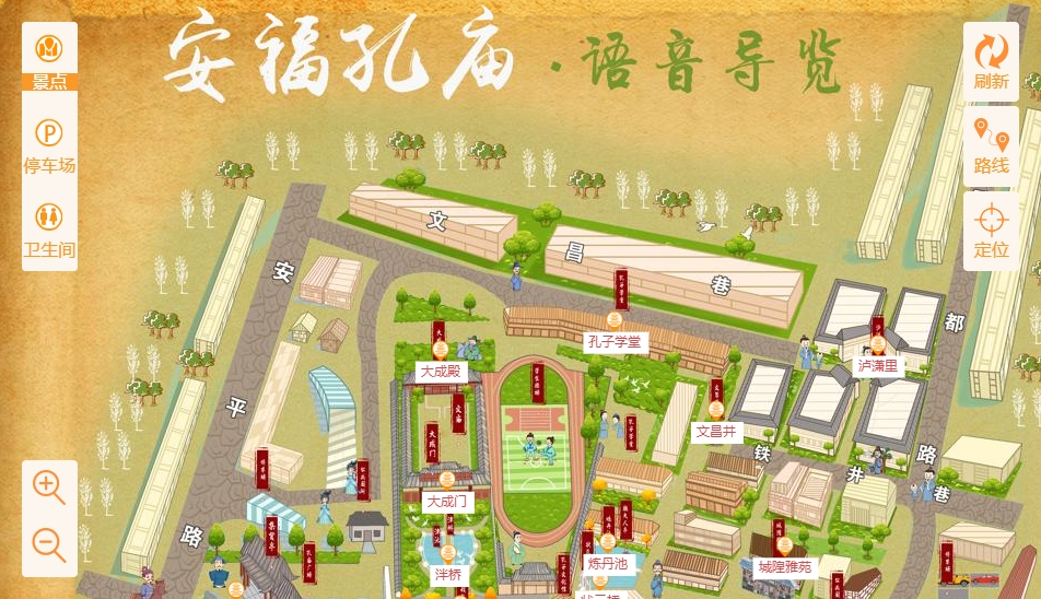 遂宁手绘地图：智慧景区智能化服务的延伸